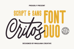 Critos Font Duo Modern Vintage Script Sans Product Image 1