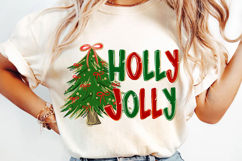 Cute Christmas Tree Sublimation, Christmas Png Product Image 3