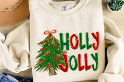 Cute Christmas Tree Sublimation, Christmas Png Product Image 2