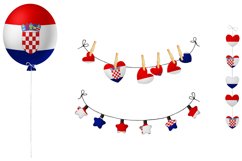 National, Patriotic Party Bundle. Croatia Product Image 2