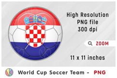 Croatia National Team Soccer Ball. World Cup 2026 Product Image 1