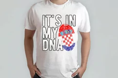 It's in my DNA Croatia Flag Fingerprint PNG Sublimation Product Image 2