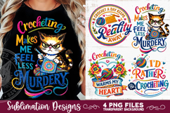 Crocheting Sublimation Faux yarn PNG 4 Designs Product Image 4