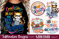 Crocheting Sublimation Faux yarn PNG 4 Designs Product Image 4