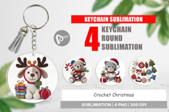 Keychain Crochet Christmas Product Image 1