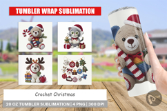 Tumbler Crochet Christmas Product Image 1