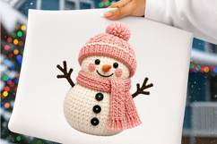 Crochet Christmas PNG, Crochet Yarn Christmas PNG Product Image 2