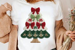 Crochet Christmas Tree Clipart Sublimation Product Image 2