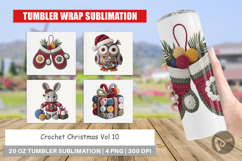 Tumbler Crochet Christmas Product Image 1