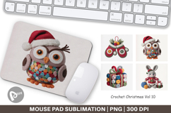 Mouse Pad Crochet Christmas Product Image 1