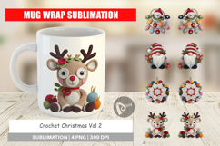 Mug Wrap Crochet Christmas Product Image 1