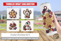 Tumbler Crochet Christmas Product Image 1