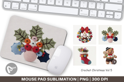 Mouse Pad Crochet Christmas Product Image 1