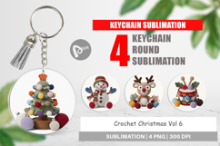 Keychain Crochet Christmas Product Image 1