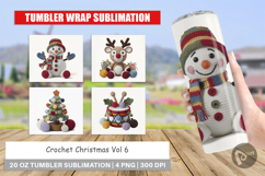 Tumbler Crochet Christmas Product Image 1