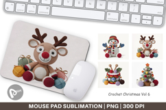 Mouse Pad Crochet Christmas Product Image 1