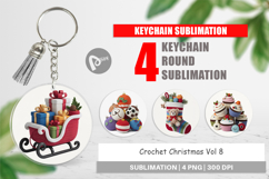 Keychain Crochet Christmas Product Image 1