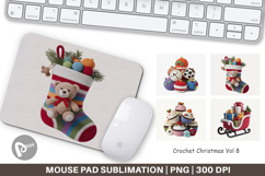 Mouse Pad Crochet Christmas Product Image 1