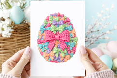 Crochet Coquette easter egg png Product Image 2