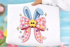 crochet Easter Bunny Bow png Product Image 1