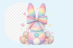 Crochet Easter Bunny PNG Product Image 1