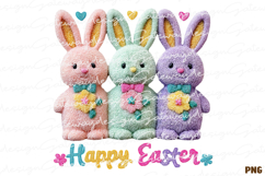 Crochet Easter Bunny Png Yarn - Easter Png Product Image 1