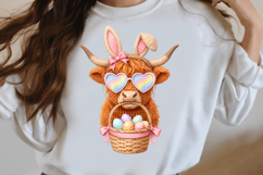 crochet Easter Highland Cow Product Image 2