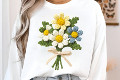 Crochet Flowers PNG Product Image 3