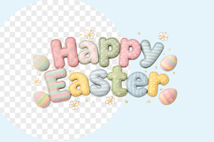 Crochet happy easter png Product Image 1