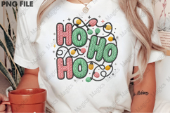 Crochet HoHoHo Christmas PNG Product Image 2