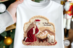 Latch Hook Yarn Crochet Jesus Christmas Nativity Scene_10 Product Image 1