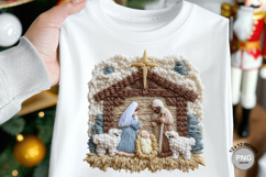 Latch Hook Yarn Crochet Jesus Christmas Nativity Scene_3 Product Image 1
