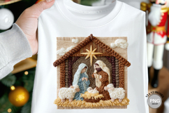 Latch Hook Yarn Crochet Jesus Christmas Nativity Scene_5 Product Image 1
