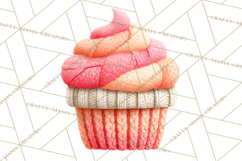 Yarn Valentine Clipart for Crafts, Crochet Hearts Clip Art Product Image 5