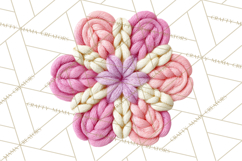 Yarn Valentine Clipart for Crafts, Crochet Hearts Clip Art Product Image 5