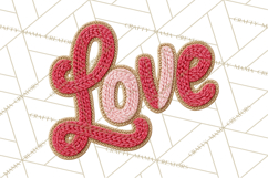 Yarn Valentine Clipart for Crafts, Crochet Hearts Clip Art Product Image 5
