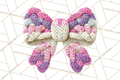 Yarn Valentine Clipart for Crafts, Crochet Hearts Clip Art Product Image 5