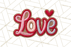 Yarn Valentine Clipart for Crafts, Crochet Hearts Clip Art Product Image 2