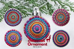 Crochet Mandala Ornament Circle Christmas Tree Decorate Product Image 1