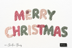 Merry Christmas Latch Hook Crochet PNG Product Image 4