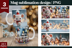 Funny Christmas Mug 15oz Christmas Crochet Mouse Mug Wrap Product Image 1