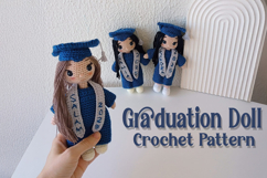 Graduation Doll Crochet Pattern Product Image 1