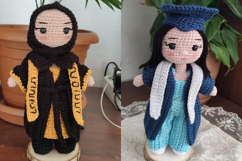 Graduation Doll Crochet Pattern Product Image 3