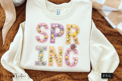 Faux Crochet Spring PNG Product Image 3