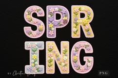 Faux Crochet Spring PNG Product Image 4