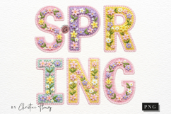 Faux Crochet Spring PNG Product Image 5