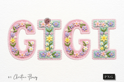 Faux Crochet Mama Nana Mimi Gigi PNG | Spring PNG Product Image 7