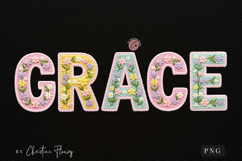 Faux Crochet Grace PNG | Spring Png Product Image 4