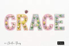 Faux Crochet Grace PNG | Spring Png Product Image 1