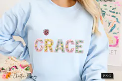Faux Crochet Grace PNG | Spring Png Product Image 8